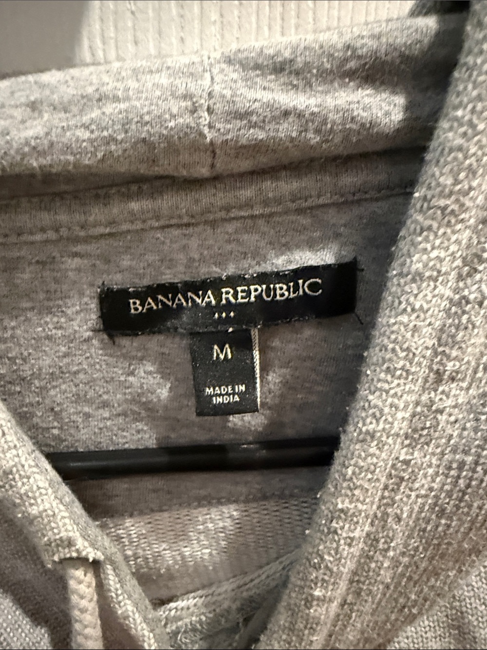 Banana Republic Light Gray Crewneck Hoodie - Picture 2 of 3